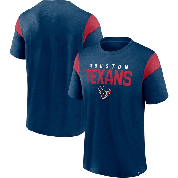Men's Houston Texans Navy/Red Home Stretch Team T-Shirt